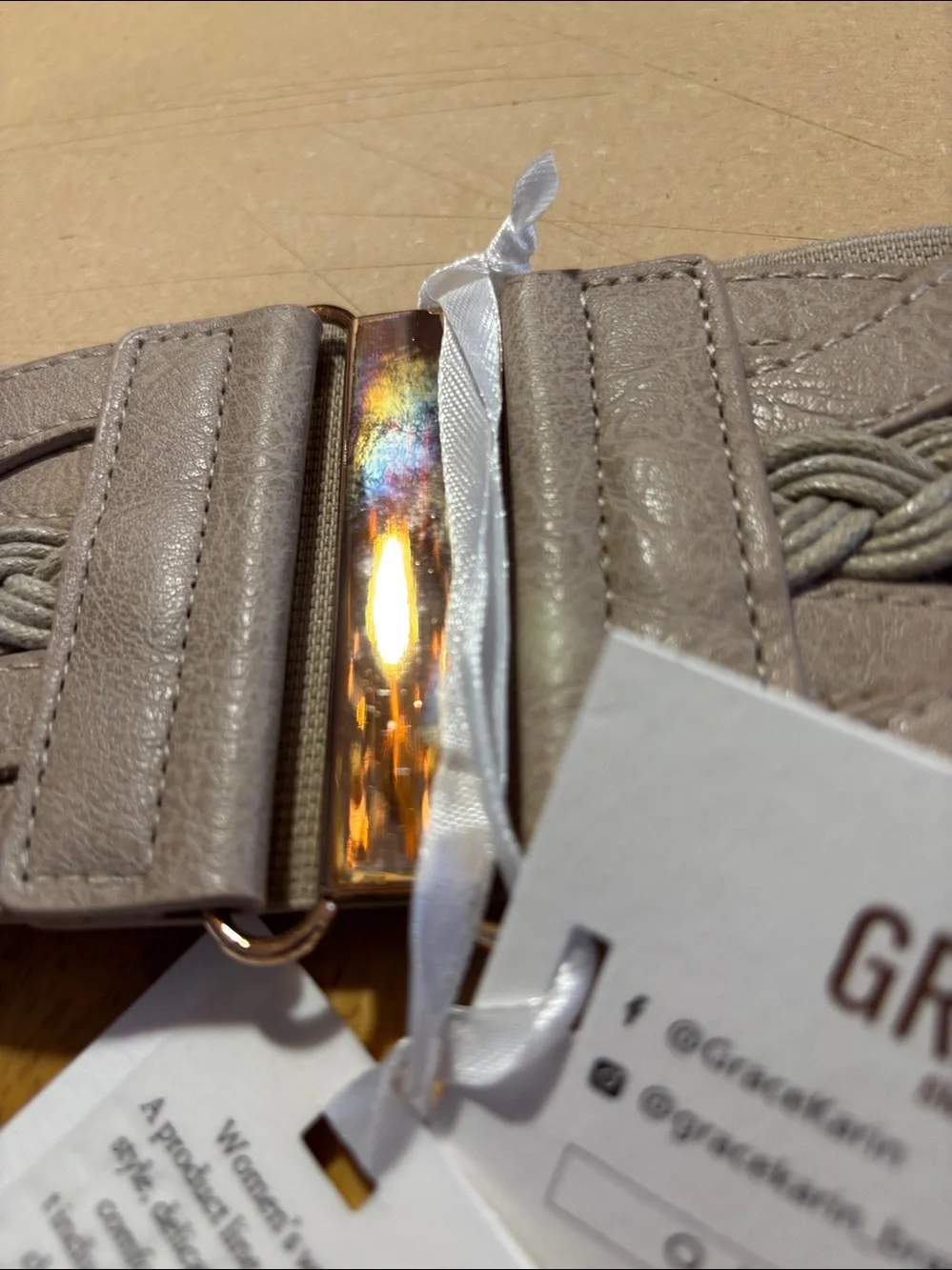 Grace Karin elastic braided